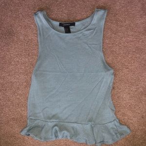 Forever 21 Ruffled Tank Top